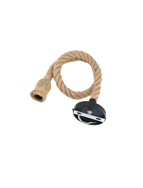 SuspensieJH-154-1 2cmx1m, E27/1, Hemp Rope, Bown Luminaled