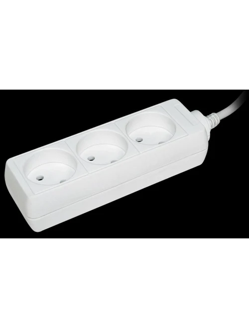 Prelungitor U 3  3  locuri  2Р/2 metri 2х0.75mm2  10А/250V IEK