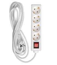 Удлинитель U04K-intr.4 места 2Р+PE/5 метров 3х1мм2 16А/250В IEK 2