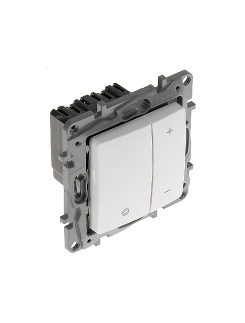 Dimmer cu buton 400W, alb Niloe