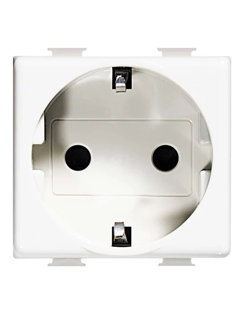 Розетка 2P+E 16A 2 м MATIX белая AM5440/2