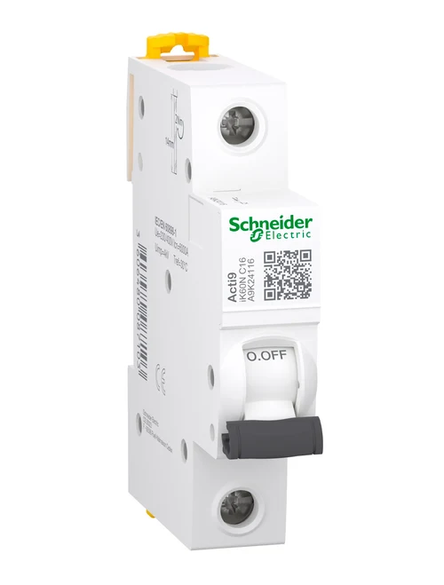 Выключатель автоматический C iK60N 16A 1P A9K24116 SCHNEIDER