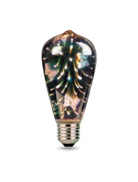 **Bec Led E27 4W 1/10/40 GAUSS Black 3D-Butterfly