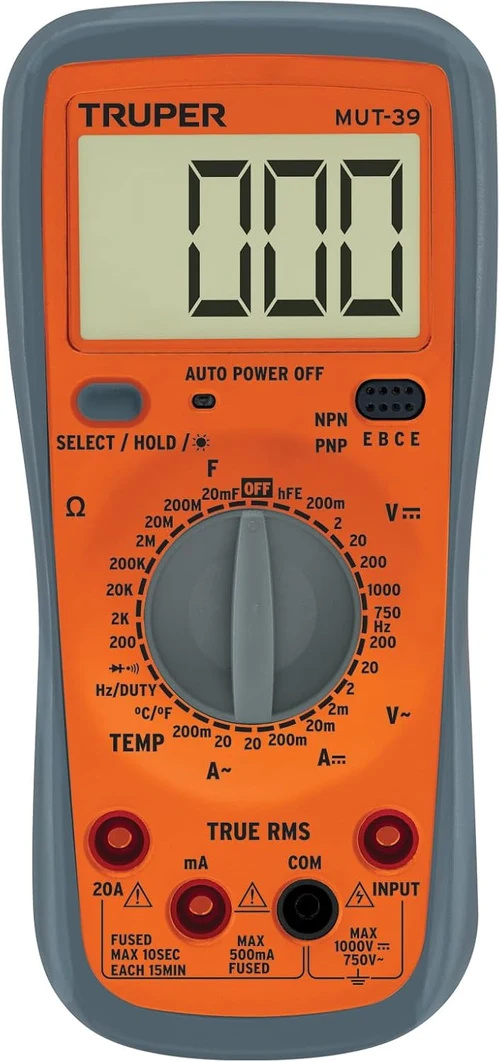 Цифровой мультиметр TRUPER MUT-39