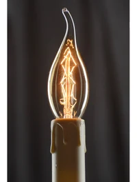 Bec LED Filament candle T 6W  E27 2700-3000K Deco Amber LUMINALED 2