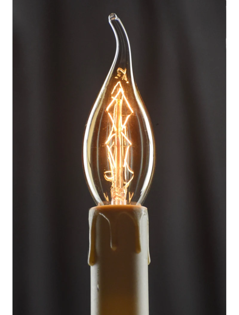 Bec LED Filament candle T 6W  E27 2700-3000K Deco Amber LUMINALED 2