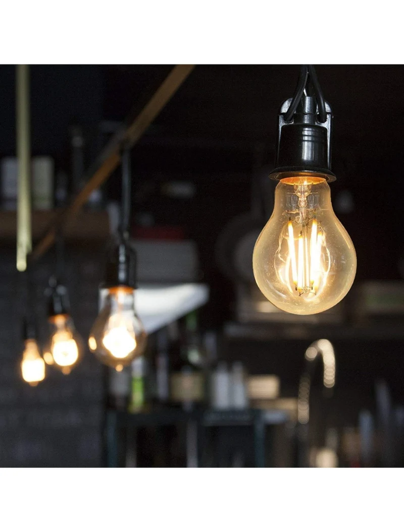 Bec LED Filament A60 12W E27 2700K Deco Amber LUMINALED 2