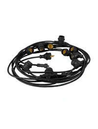 Ghirlandă fără bec 20xE14, 10m Black
