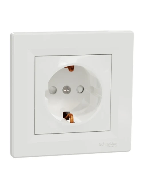 Priză unit. inter. cu obturat. 16A 250V 2P+E Asfora SCHNEIDER