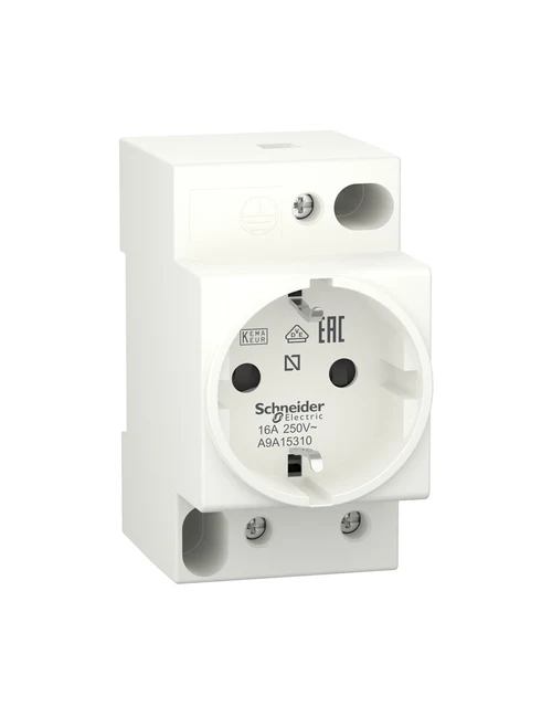 Priză pe șină  DIN 35 iPC 16A 2P+ PE SCHNEIDER