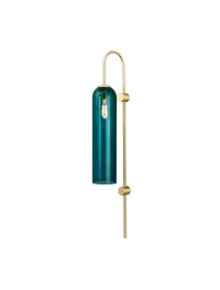 Aplică JH-270 D19xH80cm, E27/1, Metal+Glass,Blue LuminaLED