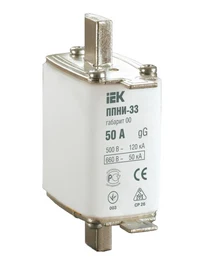 Cartuș fuzibil PPNI-33, mărime 00, 40А IEK 2