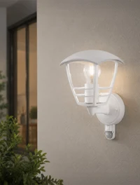 * Corp de perete CREEK 60W 230V E27 IP44 Senzor alb PHILIPS 2