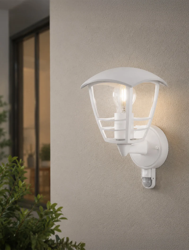 * Corp de perete CREEK 60W 230V E27 IP44 Senzor alb PHILIPS 2