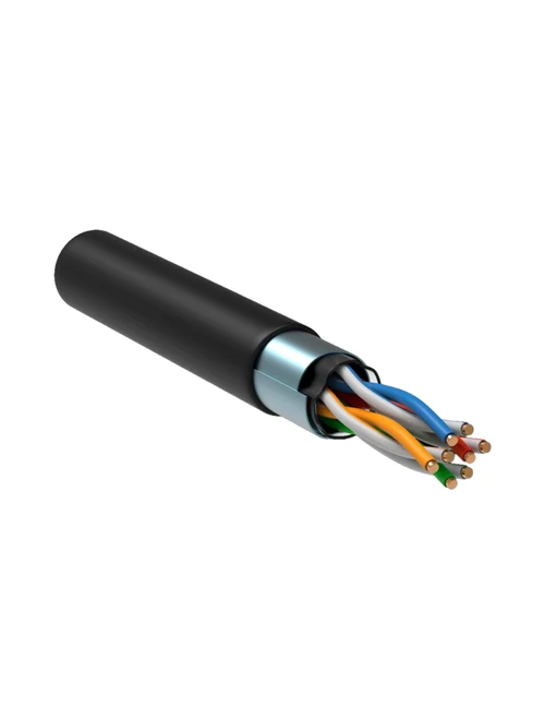 Cablu F/UTP, Cat.5E 4х2х24AWG solid, LDPE, 305m, negru ITK IEK