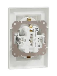 Priză dublă inter.16A 250V 2P+E Asfora SCHNEIDER 2