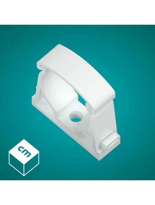 Clipsuri fixare țeavă PVC UZU18 alb(100buc)