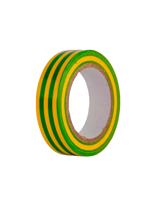Bandă electroizolantă 10mx15mmx0.13mm galben-verde 315270 Lider