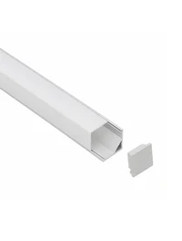 * Profil alum. cu dispersor PMMA opal 16x16mm 2M HL-BAPL005 ELMOS (50buc)