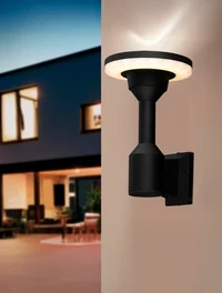 Aplică LED exterior MK/SG-F841Y 12W 3000K neagră IP65 LuminaLED 2