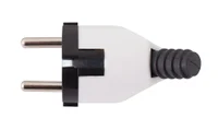 Угловая вилка e.plug.angle.005.16, 16 А, с заземлением, белая, с ручкой E.NEXT 2