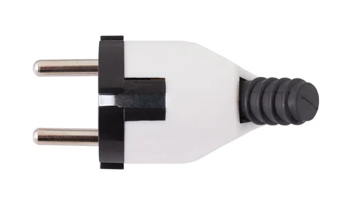 Угловая вилка e.plug.angle.005.16, 16 А, с заземлением, белая, с ручкой E.NEXT