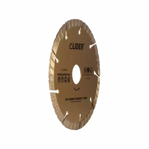 Disc diamantat segment turbo 180x2,6x22,23mm LIDER 200508 2