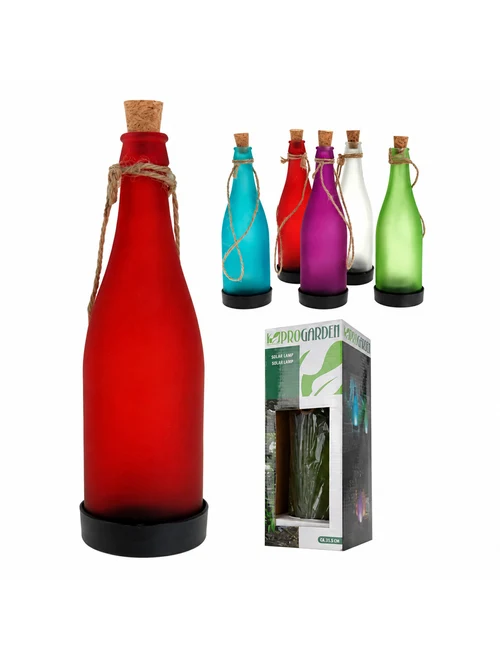 * Lampă solară Sticlă H23.5cm din sticlă 22165