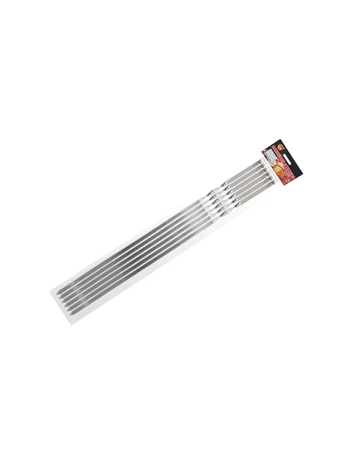 Set 6 ace p/u frigărui BBQ 60x1cm metal 37846