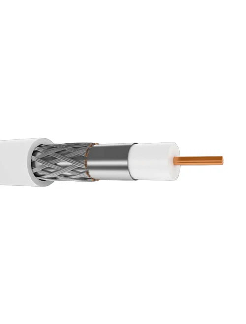 Cablu coaxial RG6 96x0.12mm PVC alb (300m) IEK