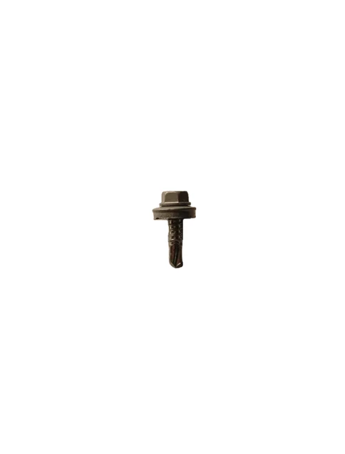 Шуруп 4,8×19 по металлу, RAL 9006, с EPDM