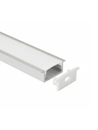 * Profil alum. cu dispersor PC opal 30.5x9.8mm 2M HL-BAPL013 ELMOS (50buc)