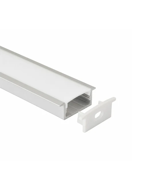 * Profil alum. cu dispersor PC opal 30.5x9.8mm 2M HL-BAPL013 ELMOS (50buc)