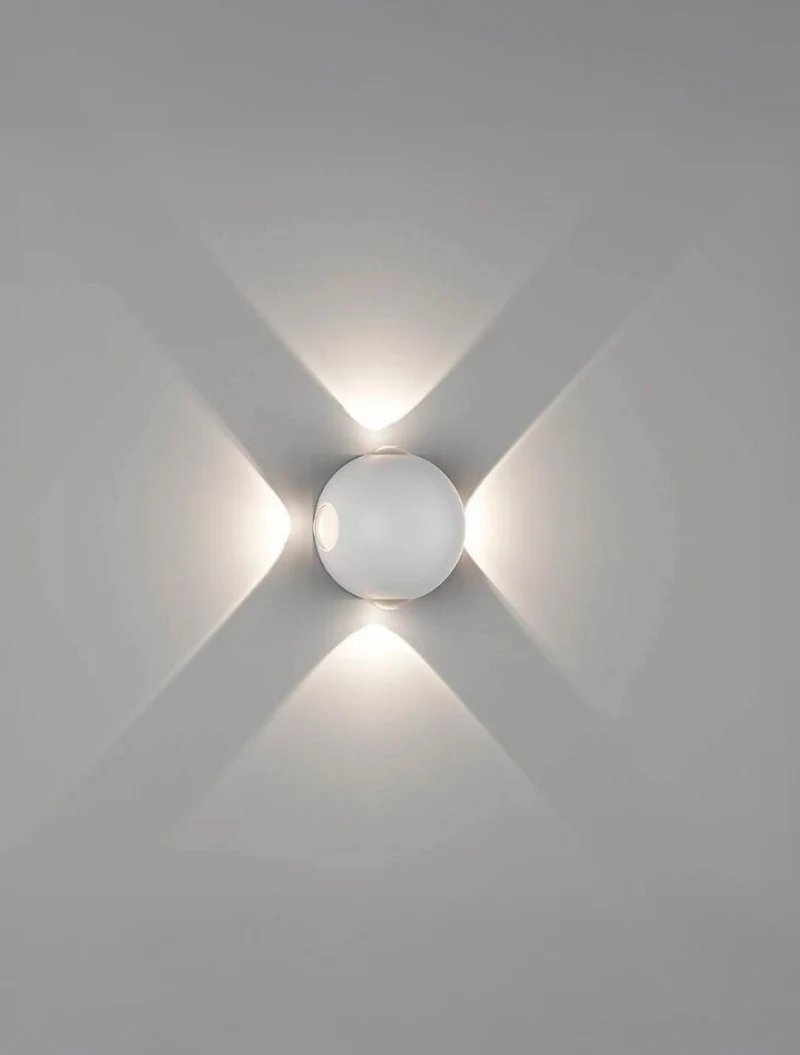 Бра светодиодное LuminaLED MK/SG-F828A, 4x3 Вт, 3000K, IP54, белое 2