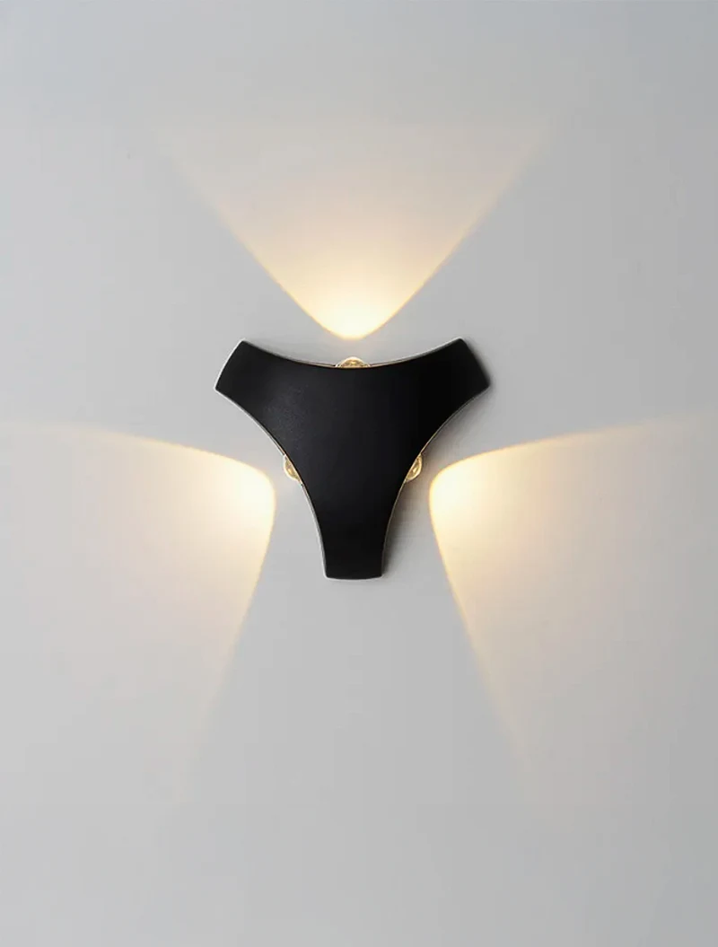 Aplică LED MK/SG-F803A 3x3W 3000K IP65 neagră LuminaLED 2