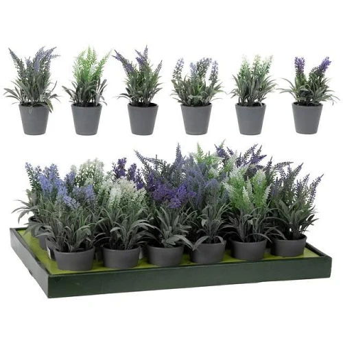 Floare artificială Lavandă în ghiveci H20cm 18407