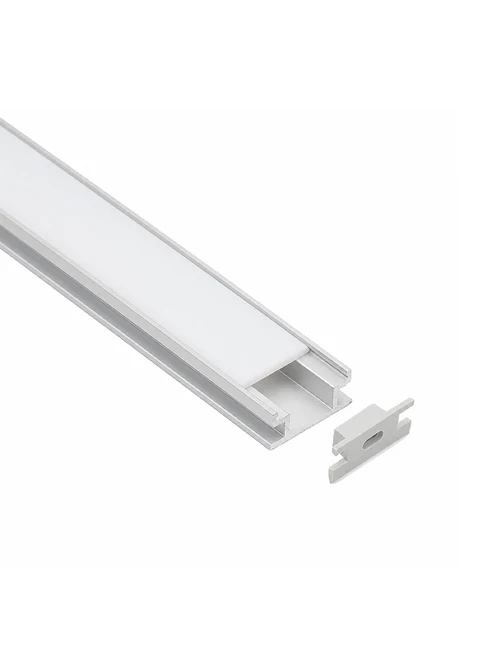 * Profil alum. cu dispersor PMMA opal 19x8mm 2M HL-BAPL009 ELMOS (70buc)
