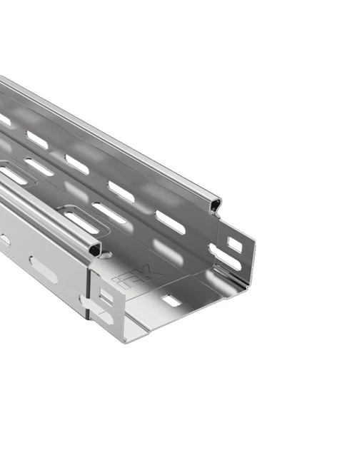 Jgheab metalic perforat 50х100х3000, 0,7mm IEK (3m)