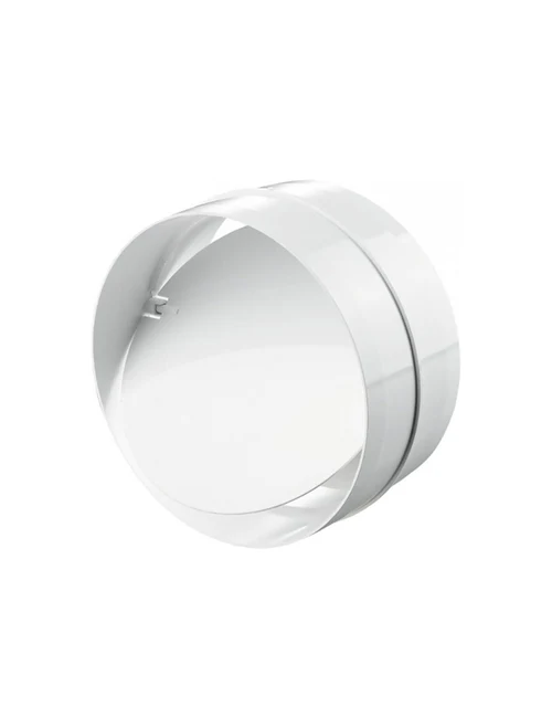 Conector tub ventilație plastic 2121 cu supapă d=125mm
