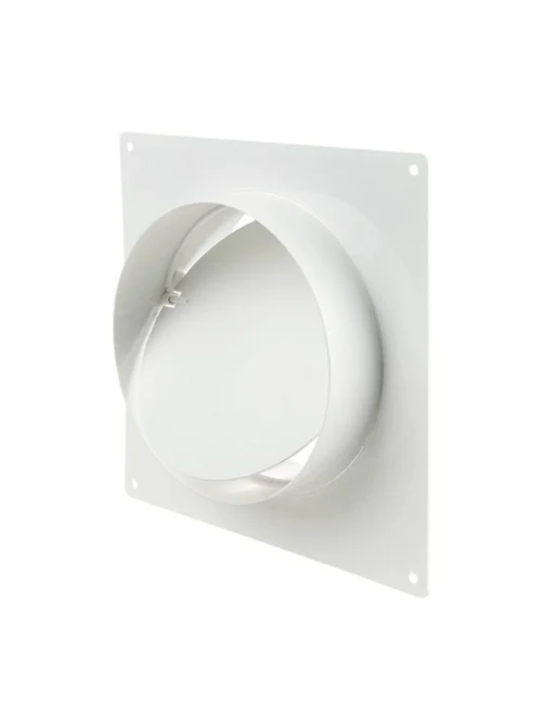 Conector tub ventilație plastic 2521 cu supapă d=125mm