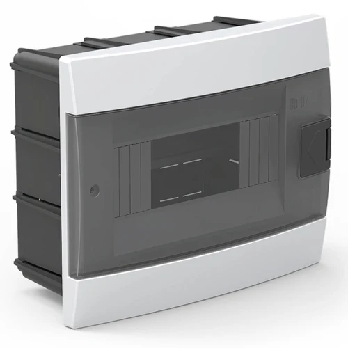 * Tablou electric 8 module, montaj îngropat, negru, Teb 600001801 HOROZ