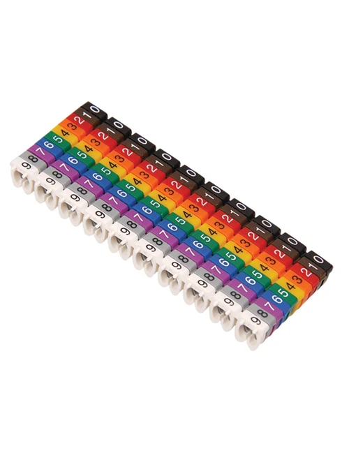 Marker MKN-0,1,2,3,4,5,6,7,8,9 4 mm2 (100buc/pachet)   IEK