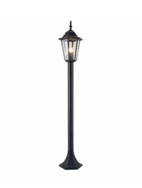 Felinar de grădină MARIBOR, cu picior, E27, 100cm, negru, Vivalux