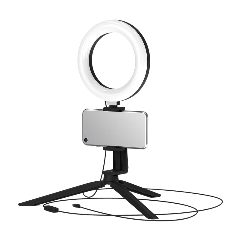 Lampă LED inelară RL001 cu set conectare telefon D160mm GAUSS 2