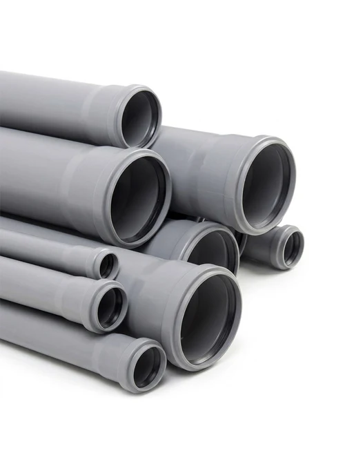 Țeavă PVC cu mufă și garnitură D.50x1,6mm,L= 0,5 MT (GRI)