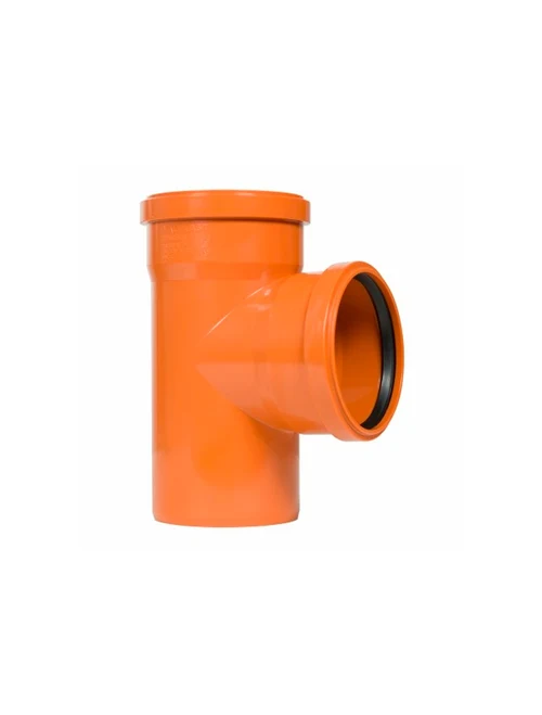 ТРОЙНИК ПВХ VALPLAST, 87 ГРАДУСОВ, D 110 mm