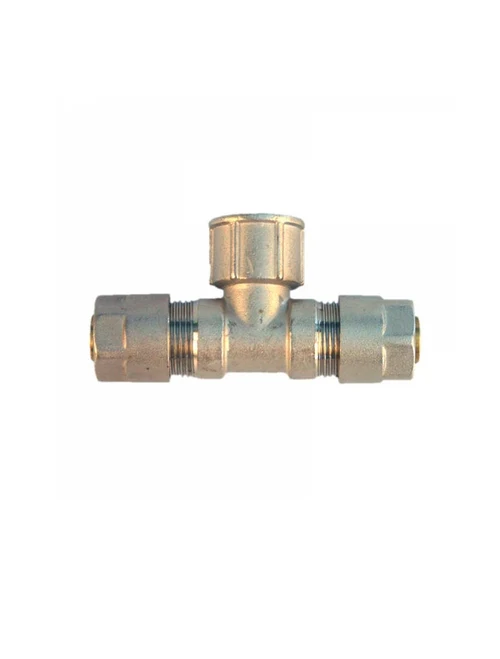 ТРОЙНИК ОБЖИМНОЙ РАЗЪЕМНЫЙ D 20x3/4"x20 mm