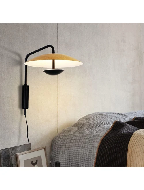Aplică LED JH-627 D35xH40cm,8W, Metal,Black LuminaLED