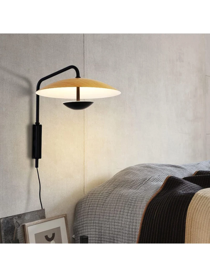 Aplică LED JH-627 D35xH40cm,8W, Metal,Black LuminaLED 2