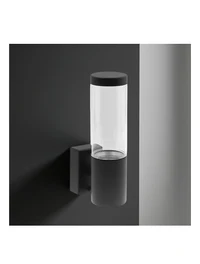 Corp de iluminat p/u grădină cu sticlă transparentă GU10/IP44/220V/negru/1/12 VITO RIGA-W1 2